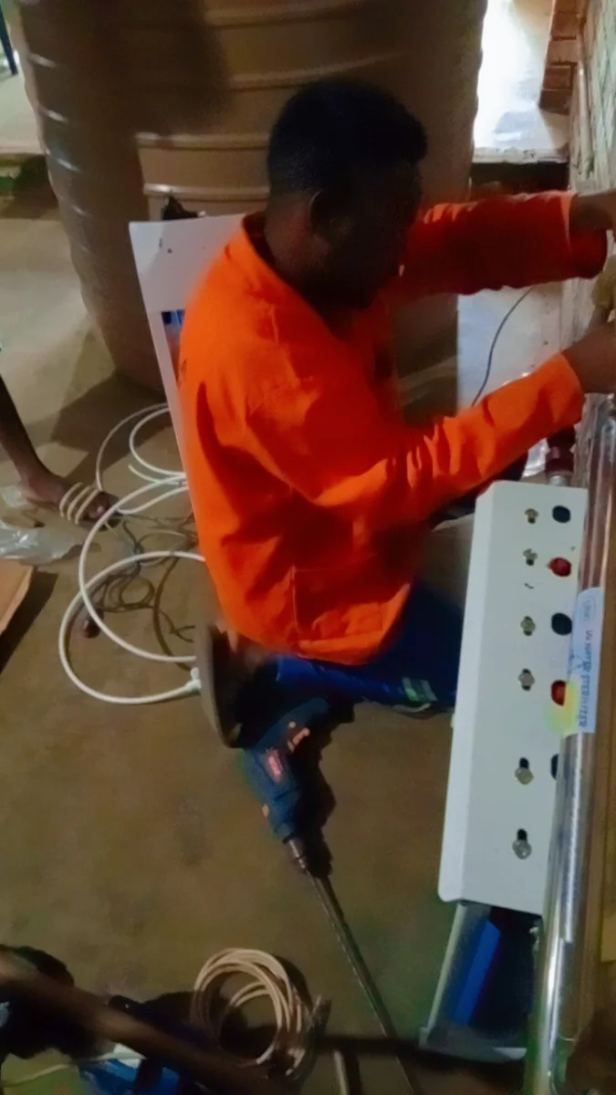 Plumbing work